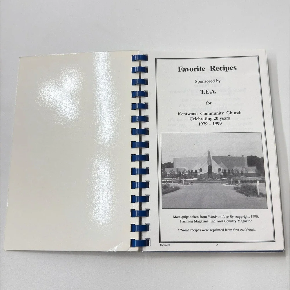 Vintage Community Cookbook Lot of 3 Church Regional Recipes 70s 80s Michigan